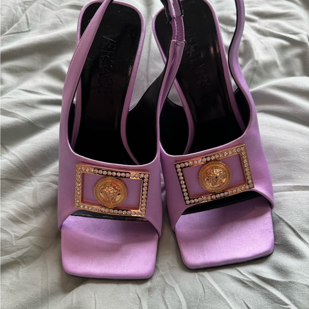 Brand new Versace heels never worn , too small